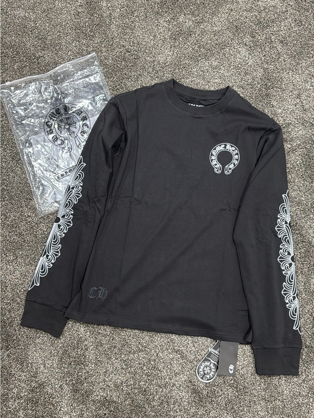 Chrome hearts grey long sleeve